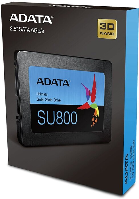 Твердотельный накопитель ADATA Ultimate SU800 512 ГБ SATA ASU800SS-512GT-C