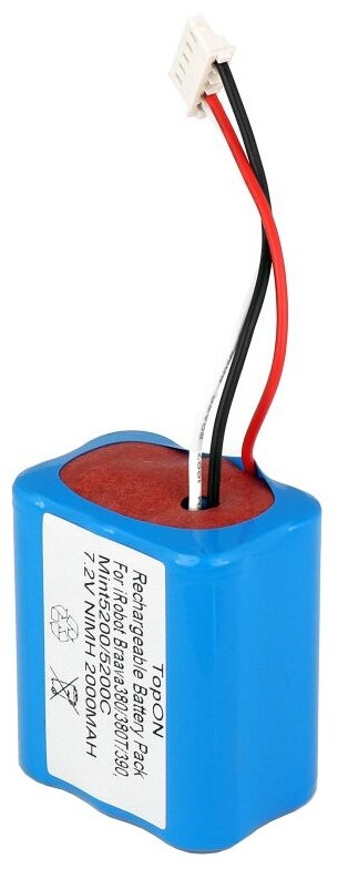 Аккумулятор для робота-пылесоса IRobot Braava 380, 380T, 390T Series. 7.2V 2000mAh Ni-MH. PN: GPRHC202N026 - фотография № 1