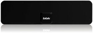 Антенна комнатная цифровая активная BBK DA20, черный, DVB-T2, коэффициент усиления 22 dB