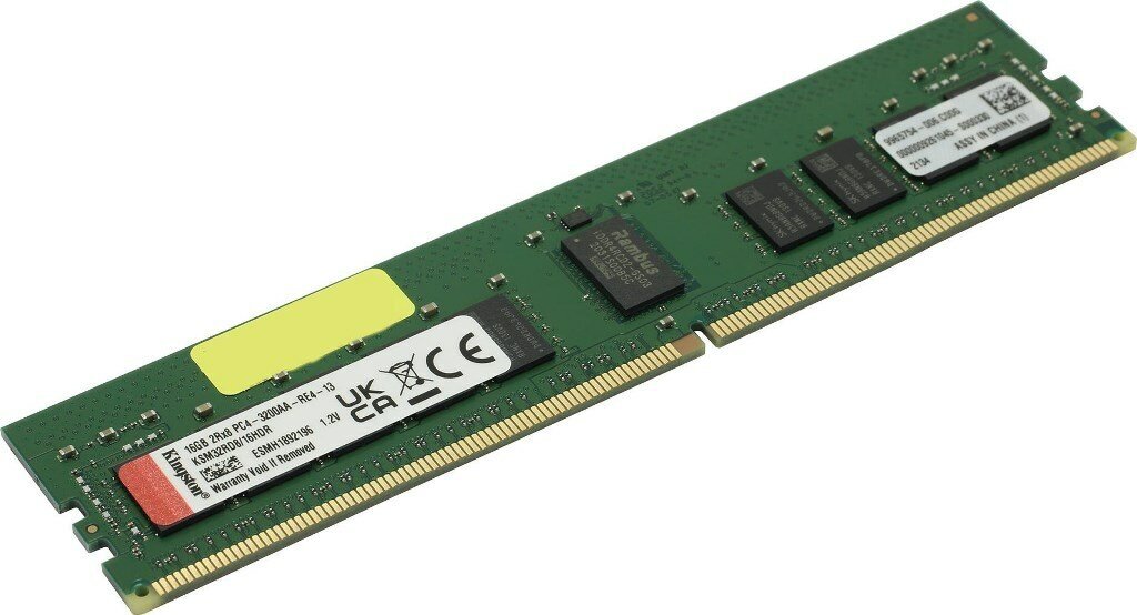 Память оперативная DDR4 Kingston 16Gb 3200MHz (KSM32RD8/16HDR) - фото №6