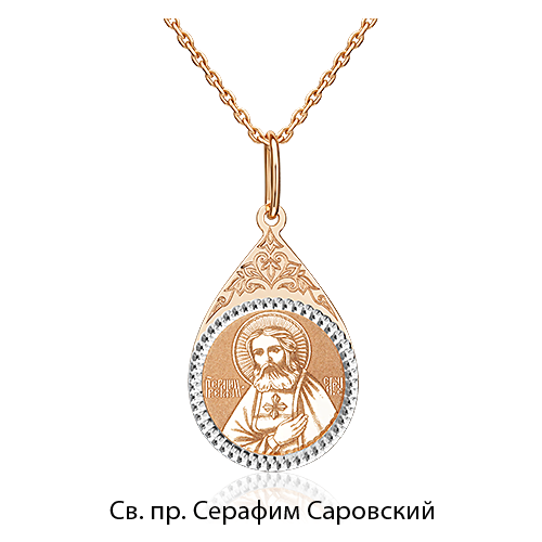 PLATINA jewelry Подвеска из красного золота без камней 03-1660-00-000-1110