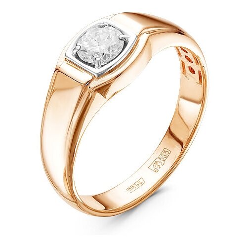Кольцо Бриллианты Костромы красное золото, 585 проба, рубин, размер 20.5