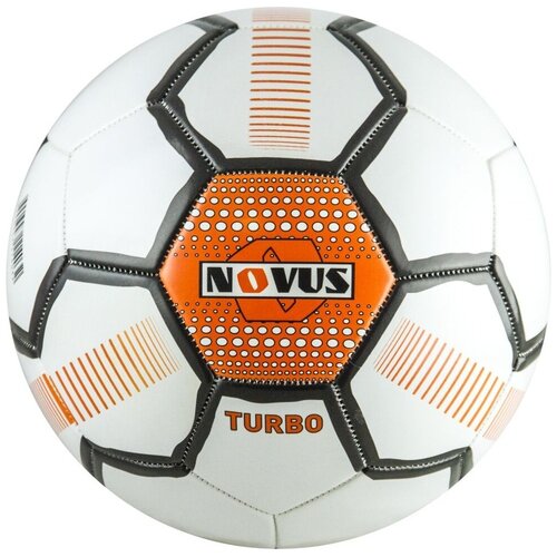 фото Мяч футбольный детский novus turbo, pvc, размер 5, 330-350г
