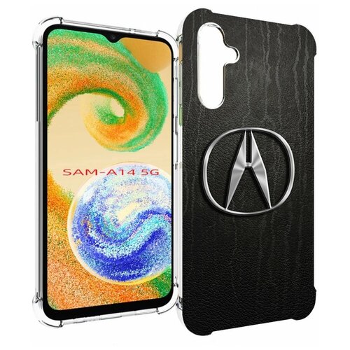 чехол mypads acura акура 2 для samsung galaxy xcover pro 2 задняя панель накладка бампер Чехол MyPads acura-акура для Samsung Galaxy A14 4G/ 5G задняя-панель-накладка-бампер