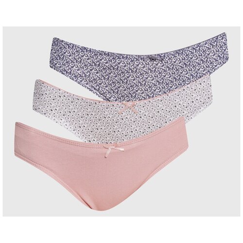 фото Твое набор трусов слипы низкой посадки, 3 шт., размер xs, мультицвет