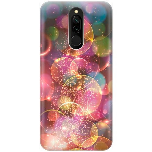 фото Силиконовый чехол на xiaomi redmi 8 / сяоми редми 8 с принтом "яркие блики" re:pa