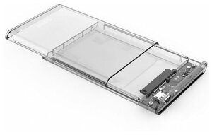 Корпус для HDD/SSD  ORICO 2139C3-CR, прозрачный