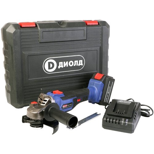 Аккумуляторная бесщеточная угловая шлифмашина Диолд АМШУ-20ЛИ-01 1420000₽
