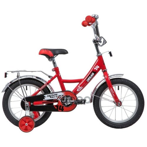NOVATRACK 143URBANRD9 Велосипед 14 детский Novatrack Urban 2020 количество скоростей 1 рама сталь 9 красный 751100₽
