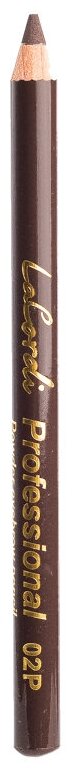 Пудровый карандаш для бровей LaCordi 02P со щеткой