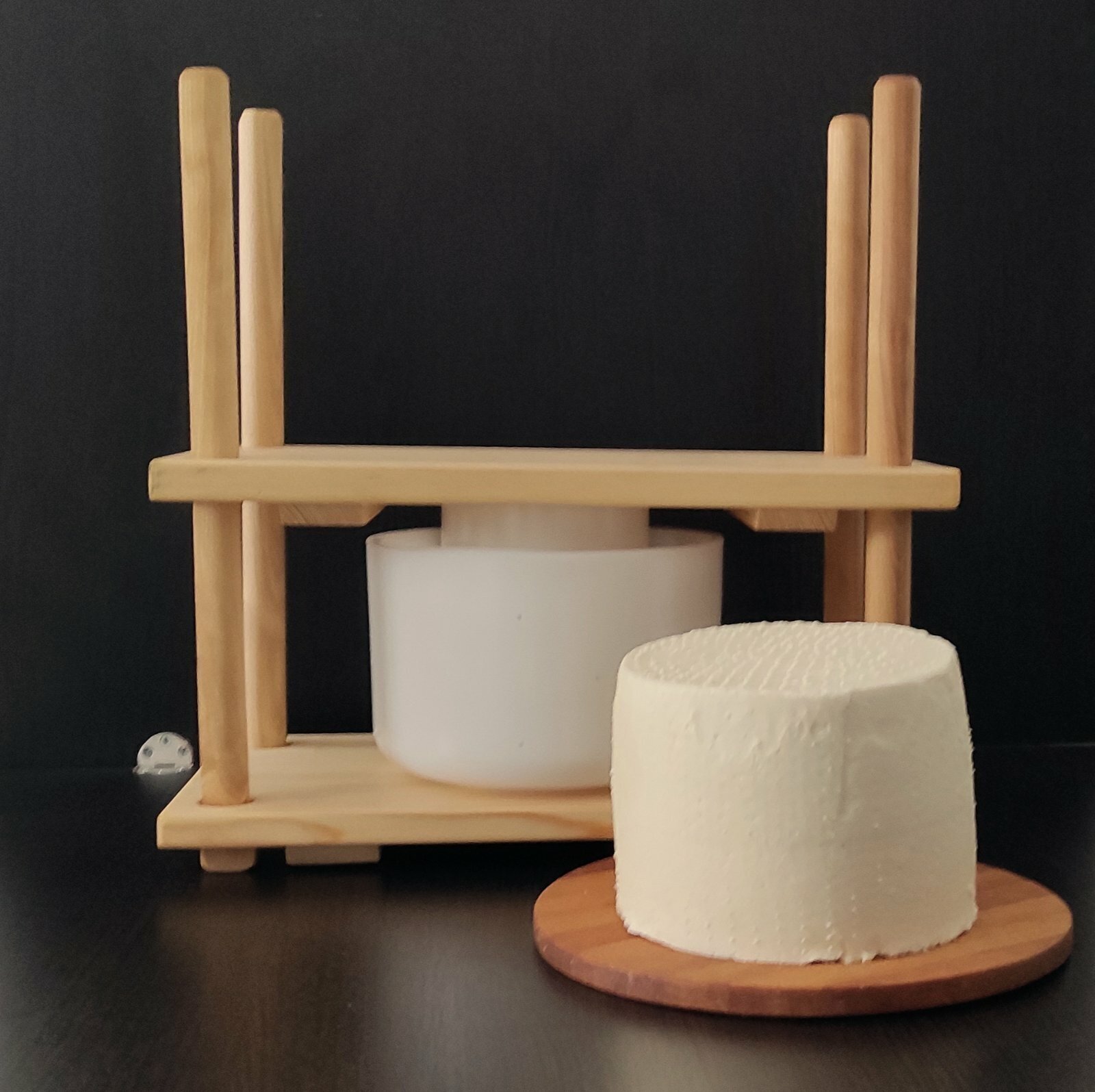 Пресс для сыра деревянный усиленный, 1 шт