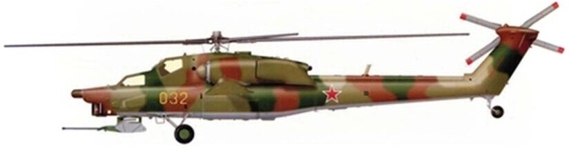 Сборная модель ZVEZDA Российский ударный вертолёт Ми-28А (7246) 1:72