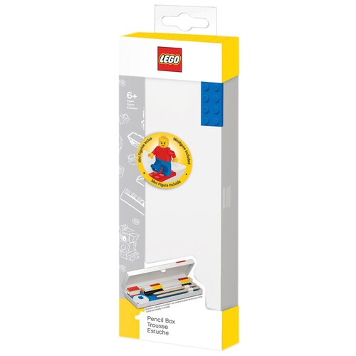 фото 52609 пенал с минифигуркой lego classic, цвет: синий