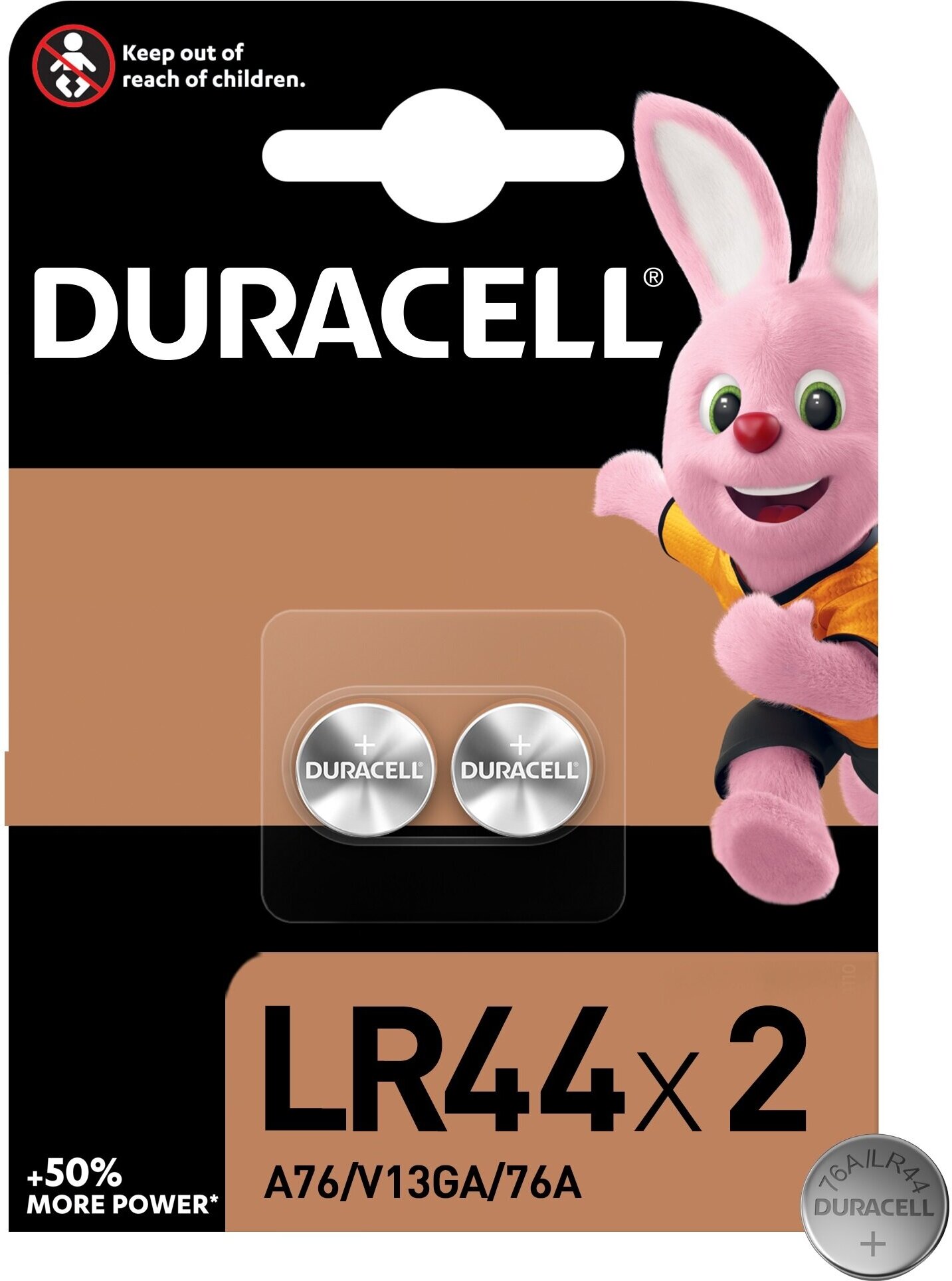 Батарейки Duracell NEW LR44-2BL арт. Б0009737 (2 шт.)