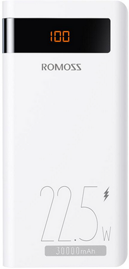 Внешний аккумулятор Romoss Sense 8PF 30000mAh PD 3A белый