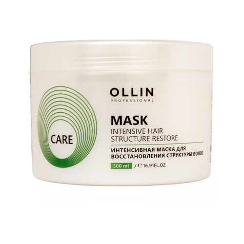 OLLIN CARE Интенсивная маска для восстановления структуры волос 500мл/ Restore Intensive Mask