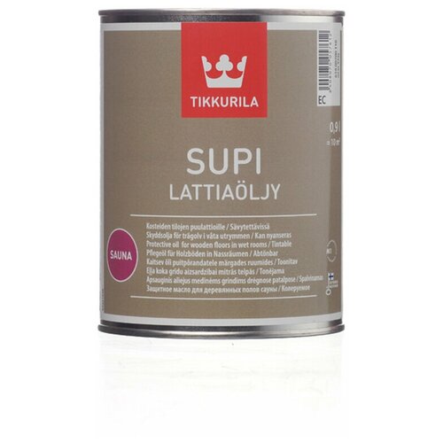 Масло Tikkurila Supi для полов в саунах 0,9 л