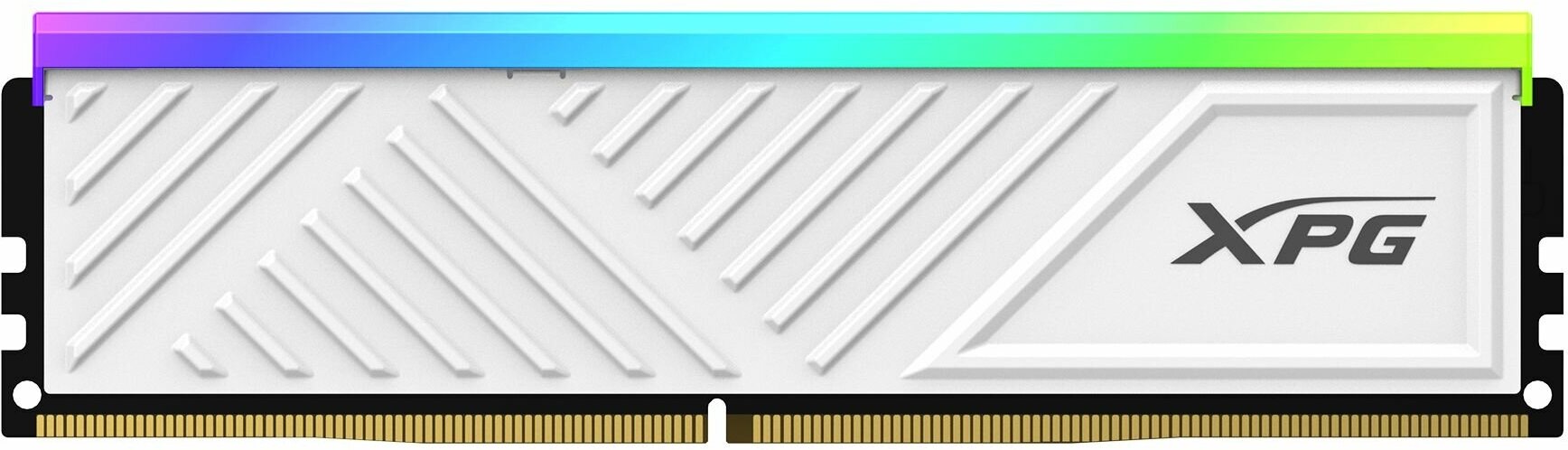 Модуль памяти ADATA 8GB DDR4 3200 U-DIMM XPG SPECTRIX D35G RGB Gaming Memory (AX4U32008G16A-SWHD35G) white