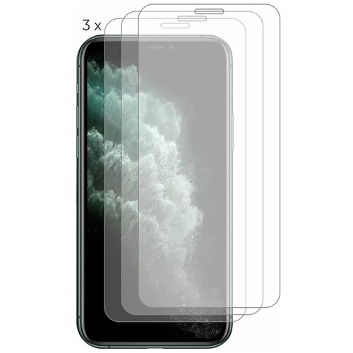 Комплект - 3 шт. Защитное стекло AHORA 2,5D для Apple IPhone 11 Pro (Айфон 11 Про) 5,8"