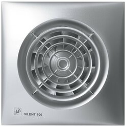 Вытяжной вентилятор Soler & Palau SILENT-100 CRZ, silver 8 Вт