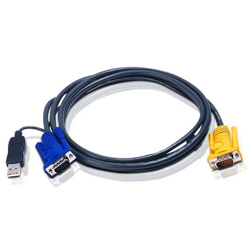 кабель kvm usb тип а male hdb15 male ATEN 2L-5205UP