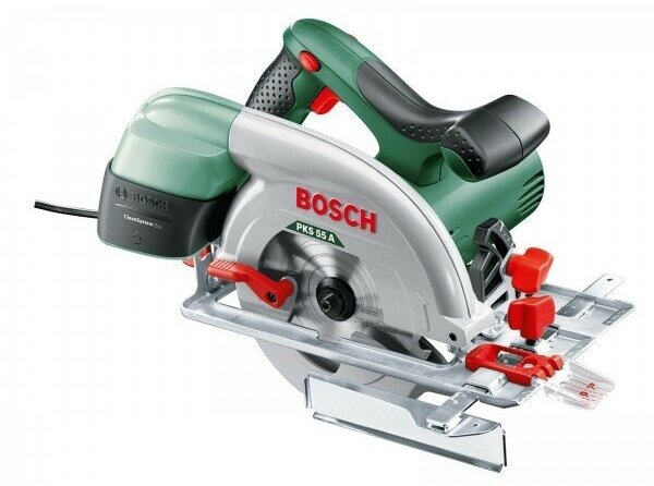 Ручная дисковая пила Bosch PKS 55 А 0603501000 (0603501020)