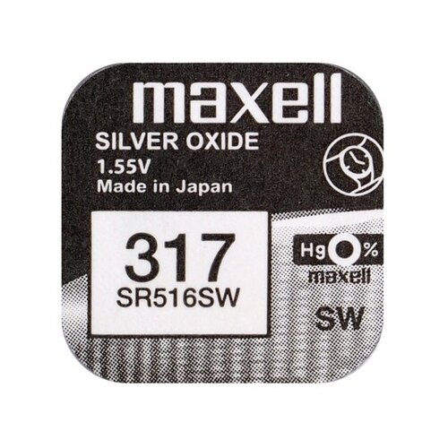 батарейка maxell cr2032 в упаковке 1 шт Батарейка Maxell SR516SW, в упаковке: 1 шт.