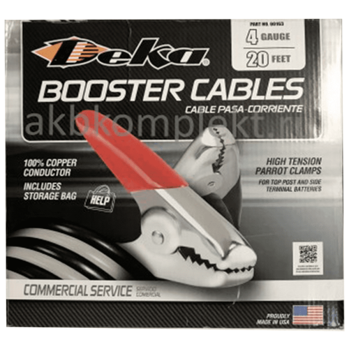 Пусковые провода Deka Booster Cables 4GA 6.1м (25мм) 00163