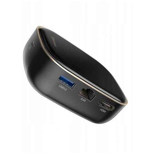 Хаб Baseus Type-C HUB Adapter AC Multifunctional Charger EU CAHUB-AU01 - Black 1622000₽