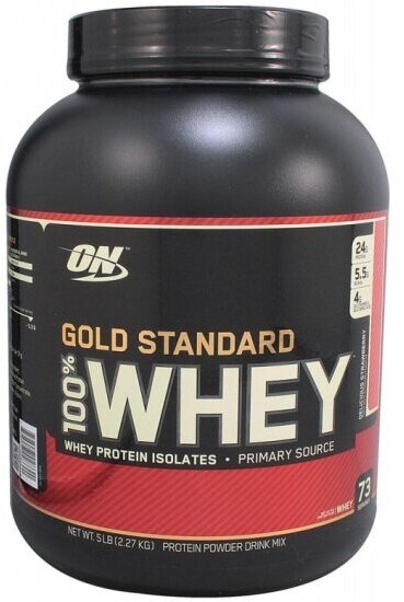 Протеин Optimum Nutrition Whey protein Gold standard 5lb - Delicious Strawberry
