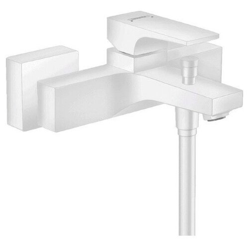 Смеситель для ванны Hansgrohe Metropol 32540700 матовый белый смеситель hansgrohe metropol 32532670 для ванны