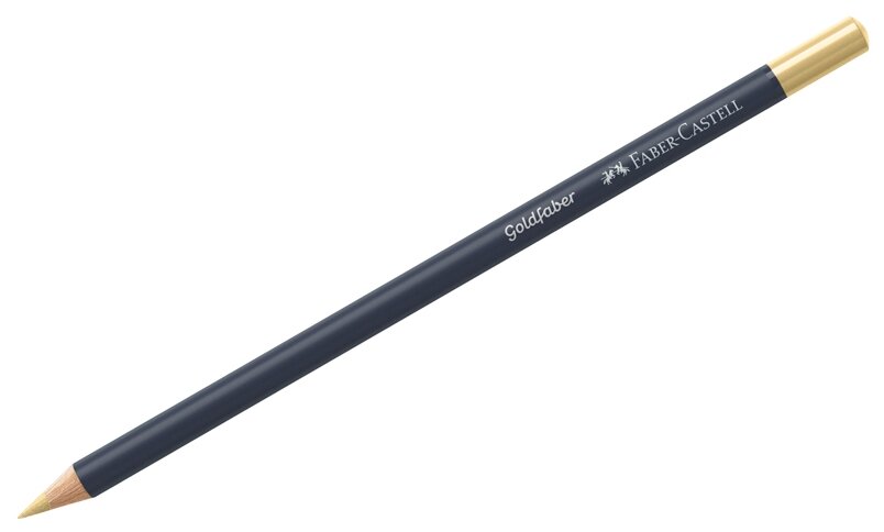Карандаш художественный Faber-Castell "Goldfaber", цвет 250 золотой (114790), 12шт.