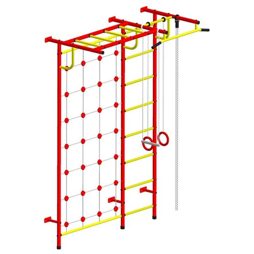 фото Спортивно-игровой комплекс пионер с4с, красный/желтый
