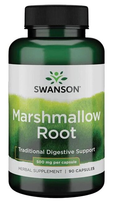 Swanson Marshmallow Root (Корень алтея) 500 мг 90 капсул