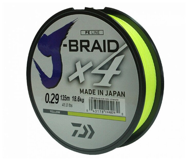 Плетеный шнур DAIWA J-Braid X4