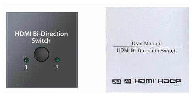 HDMI 2.0 переключатель 2 к 1 Booox Bi-Direction