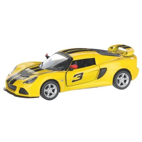 Легковой автомобиль Serinity Toys 2012 Lotus Exige S (5361DFKT) 1:32, 12.5 см, желтый