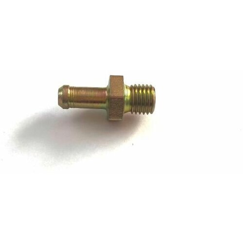 штуцер для клапана стационарного бака тб 16 мм латунь Штуцер с наружней резьбой М16 под шланг 10 мм