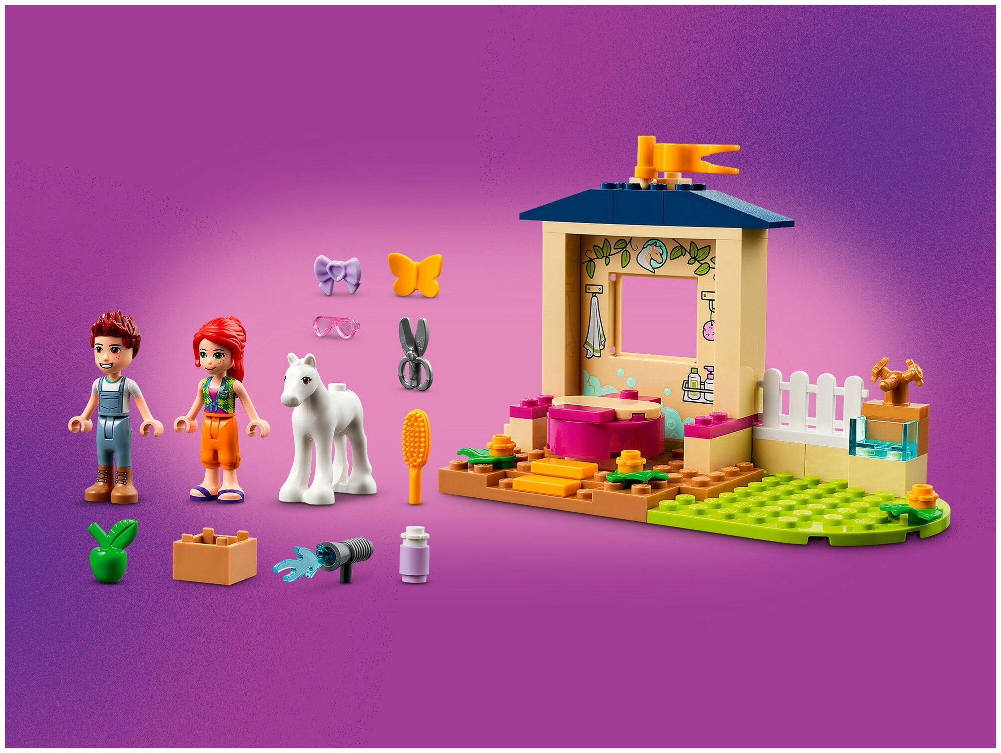 Конструктор Lego Friends Конюшня для мытья пони [41696] - фото №16