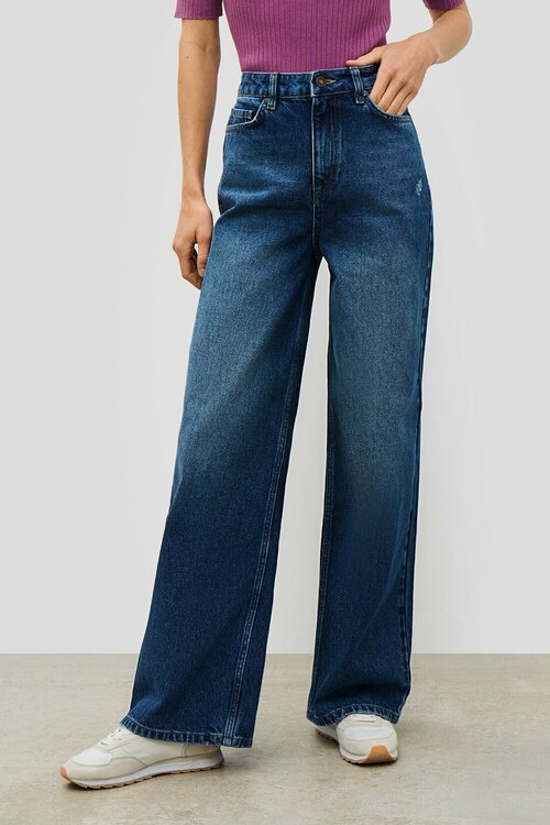 Джинсы BAON Широкие джинсы Baon B3022014, размер: 32, синий