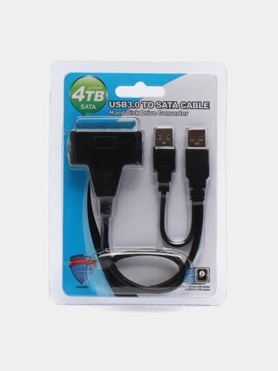 Адаптер переходник SATA - USB 3.0, для подключения жестких дисков 2,5"/3,5"