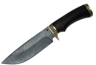 Нож Скинер (дамасская сталь), венге