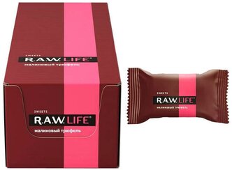 Конфеты R.A.W. Life Sweets Малиновый трюфель, коробка, 360 г