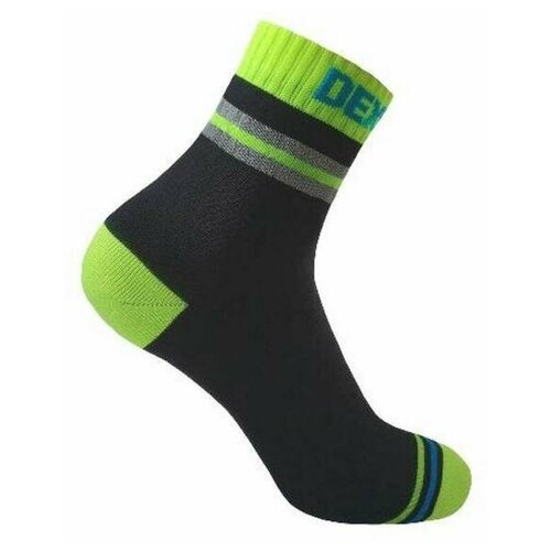 фото Водонепроницаемые носки dexshell pro visibility cycling xl (47-49) зеленая полоска