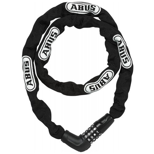 фото Замок 05-0072498 вело цепь 5мм, кодовый 4-х разрядный, steel-o-chain 5805c/110см класс защиты 4/15, 720гр, черный abus