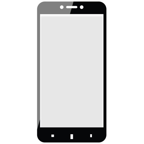 Защитное стекло Onext для телефона Xiaomi Redmi GO, 3D, full glue, черное (2019)