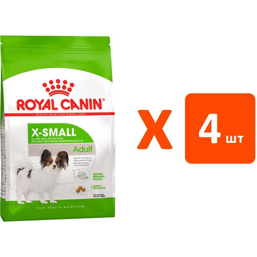 ROYAL CANIN X-SMALL ADULT для взрослых собак маленьких пород (3 кг х 4 шт)