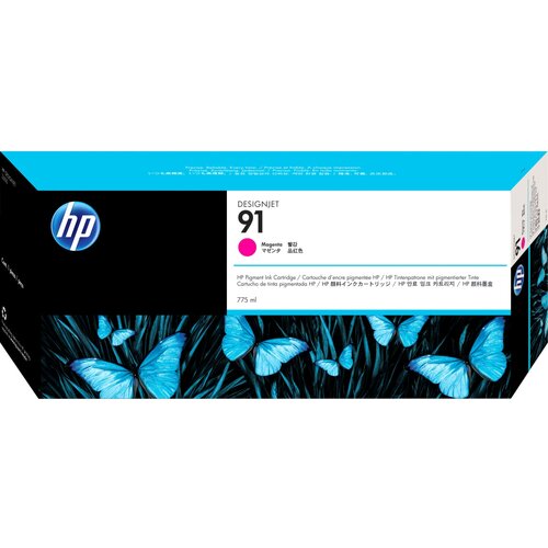 HP Картридж/ HP 91 775-ml Pigment Magenta Ink Cartridge hp 746 300 ml magenta ink cartridge