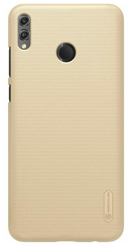 Чехол пластиковый для Huawei Honor 8X цвет-золотистый