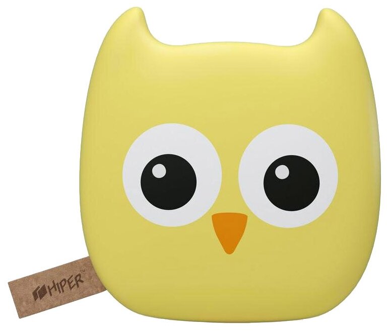 Внешний аккумулятор 07500 mAh, 2xUSB, Hiper, д/животные, ZOO Owl 7500